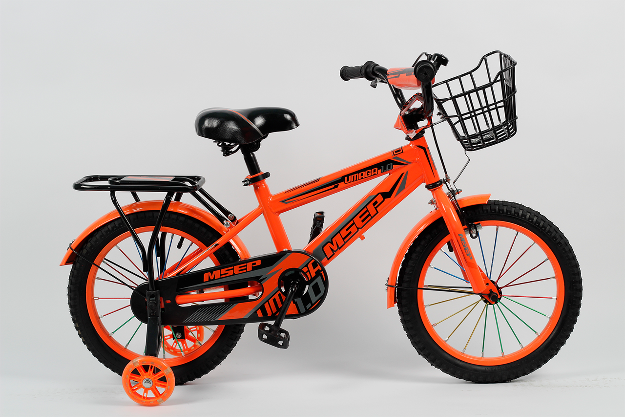 Детский велосипед Msep 16 колеса оранжевый