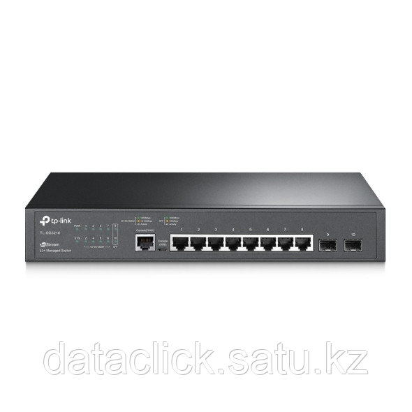 10-port Pure-Gigabit L2 Managed Switch, 8 10/100/1000Mbps RJ45 ports including 2 Gigabit SFP slots - фото 1 - id-p109732422