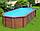 Овальный деревянный бассейн Ангара 6х2,5 м, фото 3