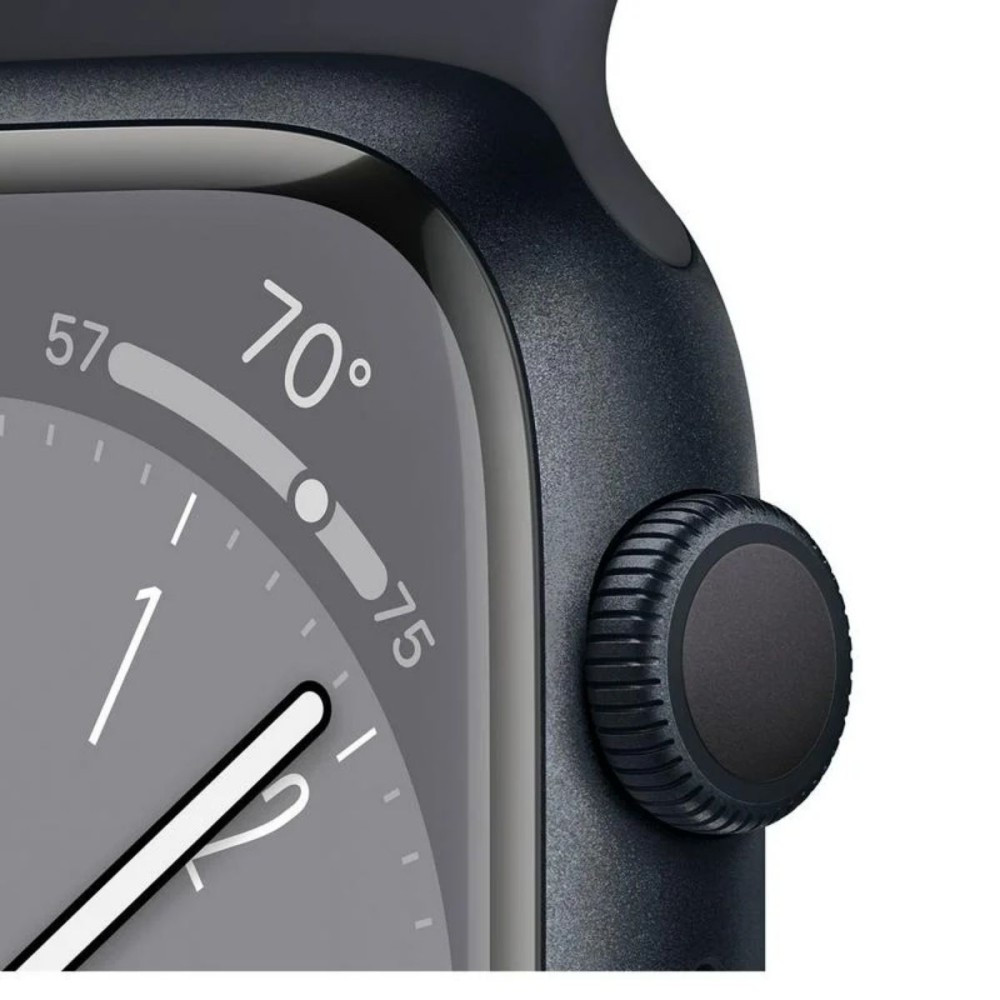 Смарт Часы Apple Watch Series 8, 41mm Midnight Aluminium Case With Midnight Sport Band (MNP53GK/A) - фото 2 - id-p109957498