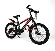 Детский велосипед Msep 20 колеса черный-красный