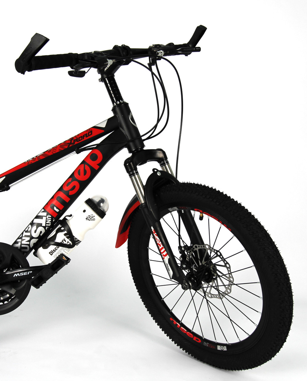 Детский велосипед Msep 20 колеса черный-красный - фото 3 - id-p109967544