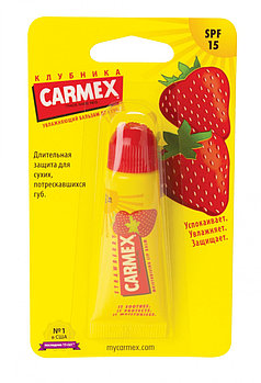 Carmex Strawberry бальзам для губ клубника,  10g