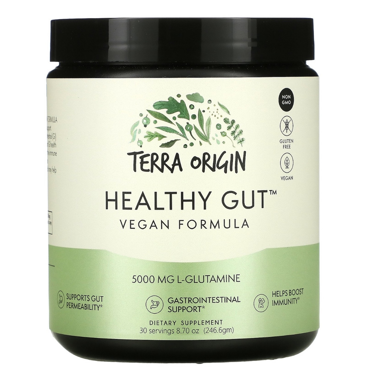 Terra origin healthy gut, веганская формула, 246,6г - фото 1 - id-p109981919