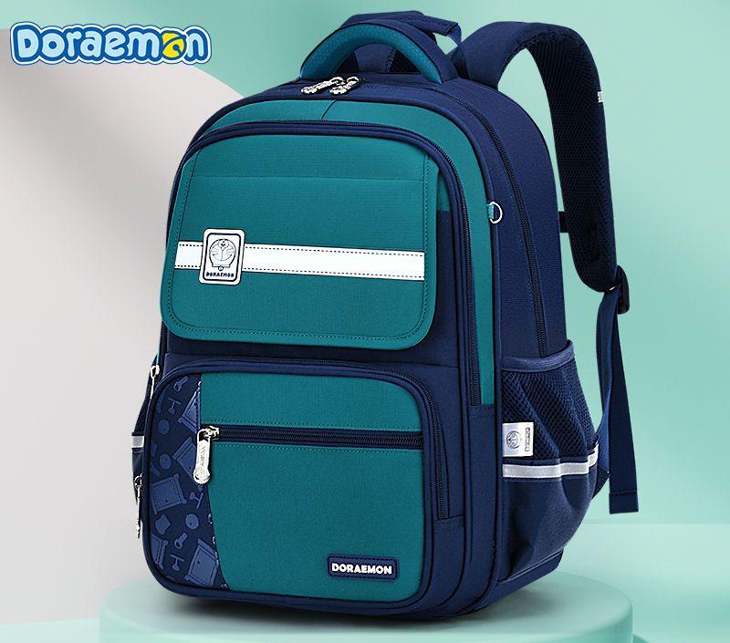 Школьный рюкзак для начальных классов Doraemon, сине-зеленый - фото 1 - id-p109957243