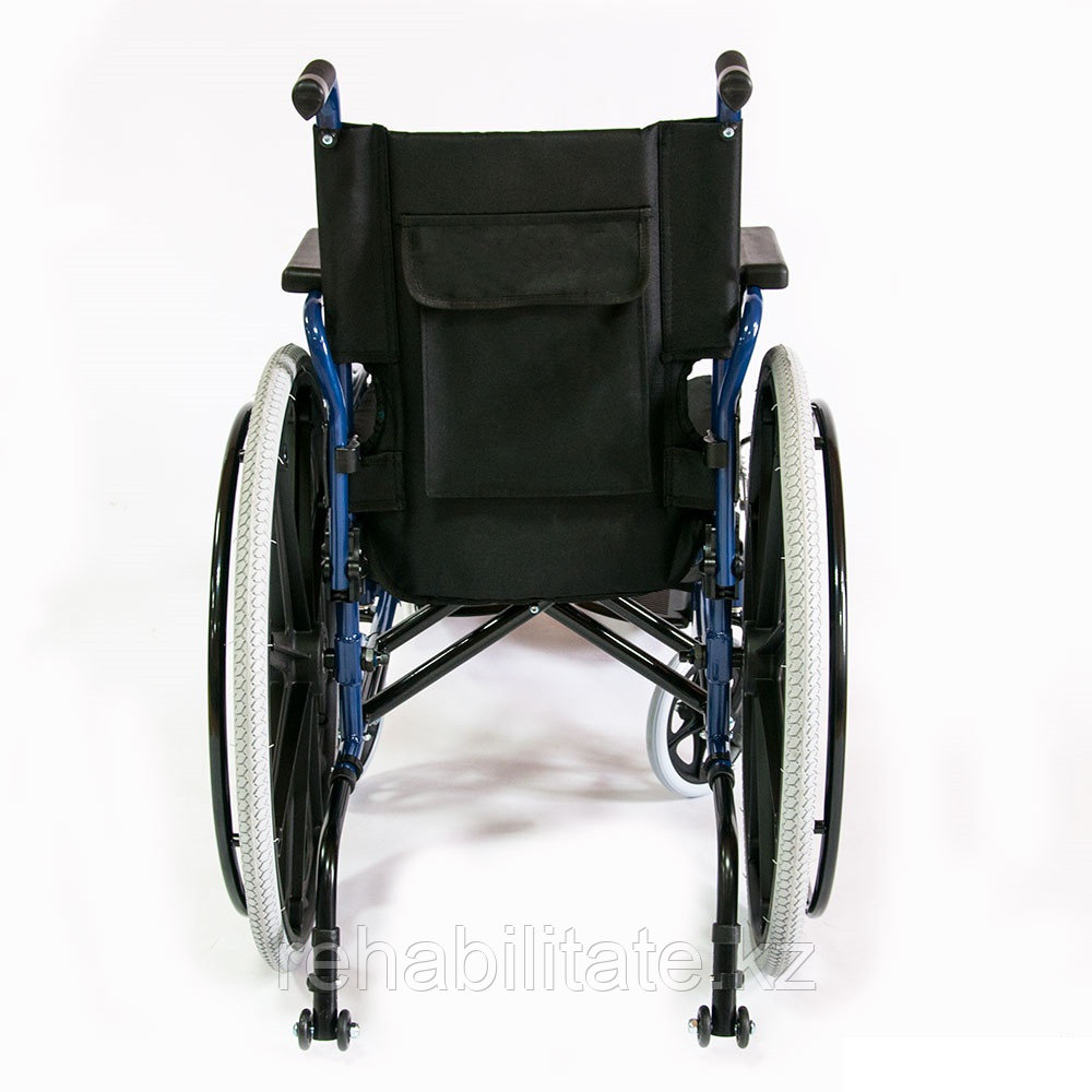 Кресло-коляска механическое стальное FS909(B)-46 - фото 5 - id-p22410308