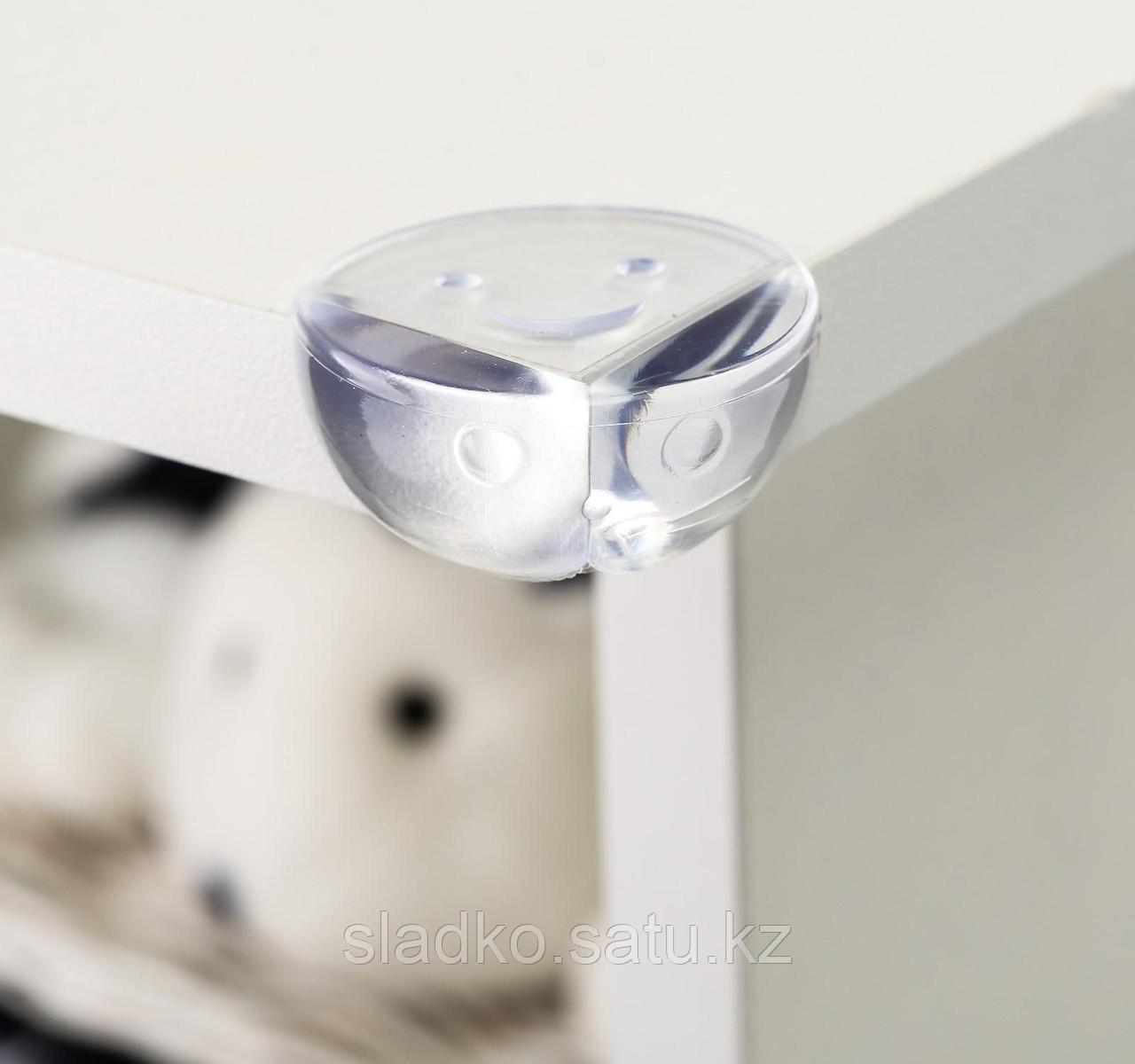 Стопы на уголок стола - защита 5 штуки круглые в мягкой упаковке - фото 1 - id-p109982522