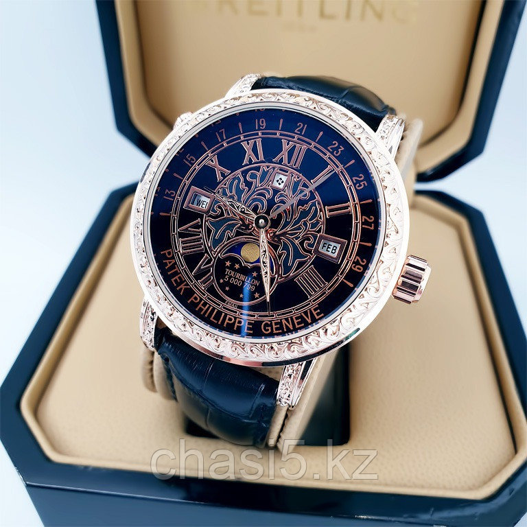 Мужские наручные часы Patek Philippe Sky Moon Rose Gold (08508)
