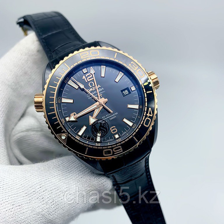 Мужские наручные часы Omega Seamaster Planet Ocean GMT - Дубликат (12504)
