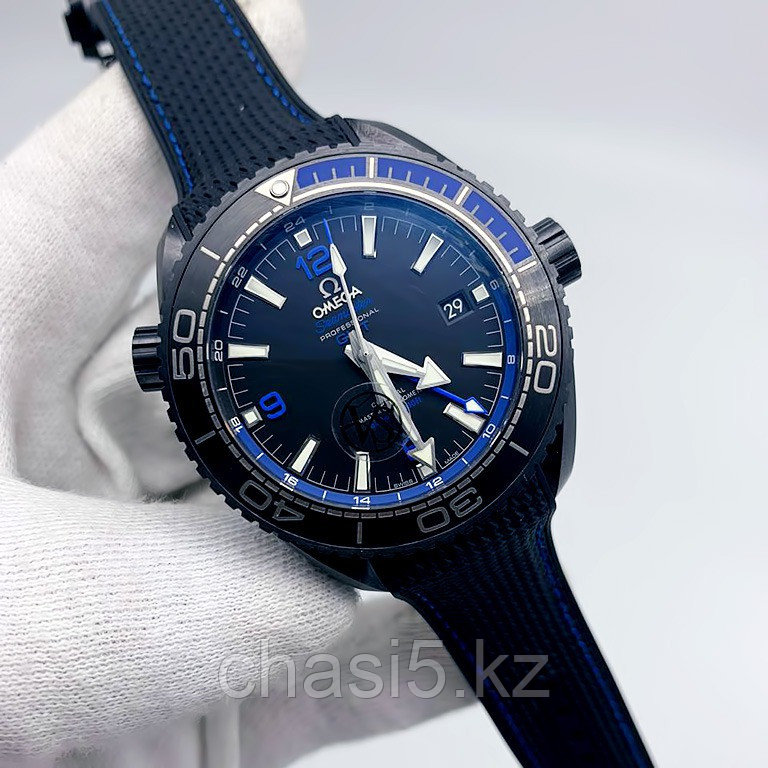 Мужские наручные часы Omega Seamaster Planet Ocean GMT - Дубликат (12501)
