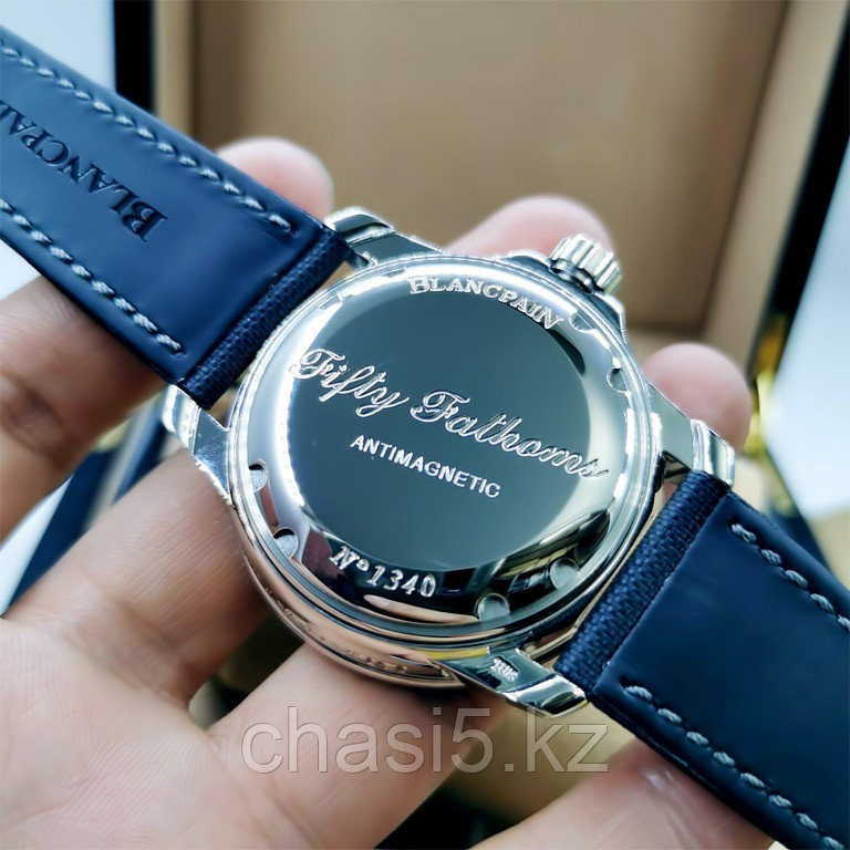 Мужские наручные часы Blancpain застежка пряжка - Дубликат (12356) - фото 2 - id-p100613168