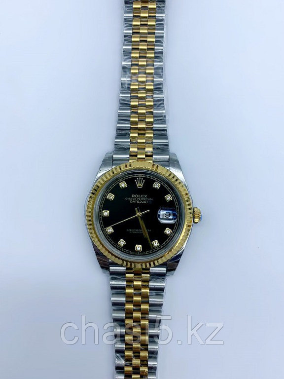 Механические наручные часы Rolex Datejust Steel and Yellow Gold - Дубликат (12061)