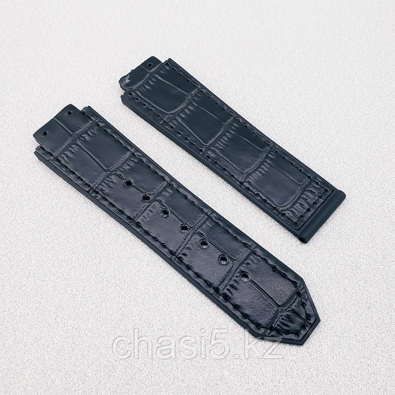 Ремешок для часов HUBLOT CLASSIC черный 16 мм - кожа  (05522)