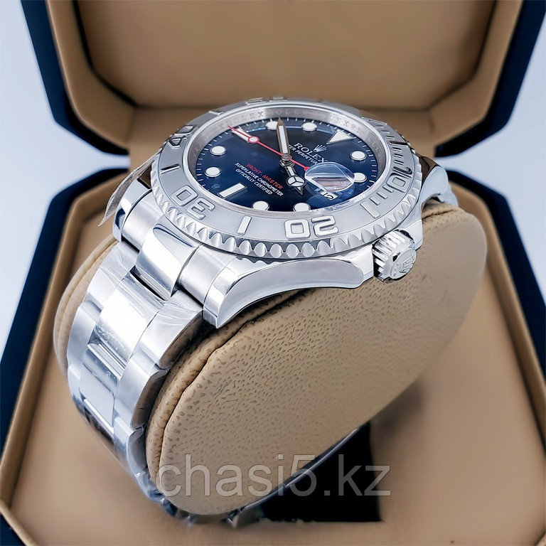 Мужские наручные часы Rolex Yacht-Master Rhodium Dial Steel - Дубликат (11727) - фото 2 - id-p100612961