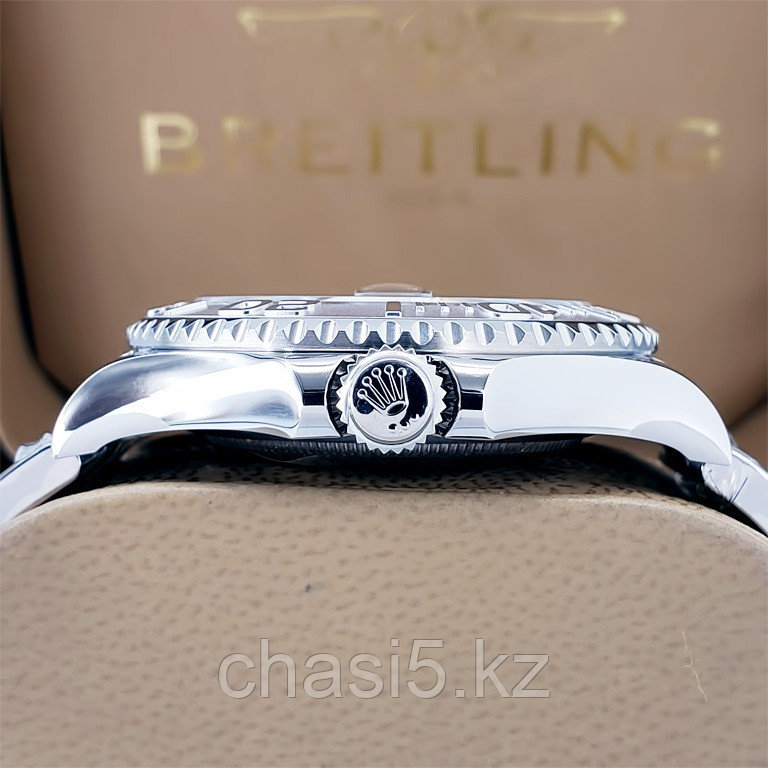Мужские наручные часы Rolex Yacht-Master Rhodium Dial Steel - Дубликат (11727) - фото 3 - id-p100612961