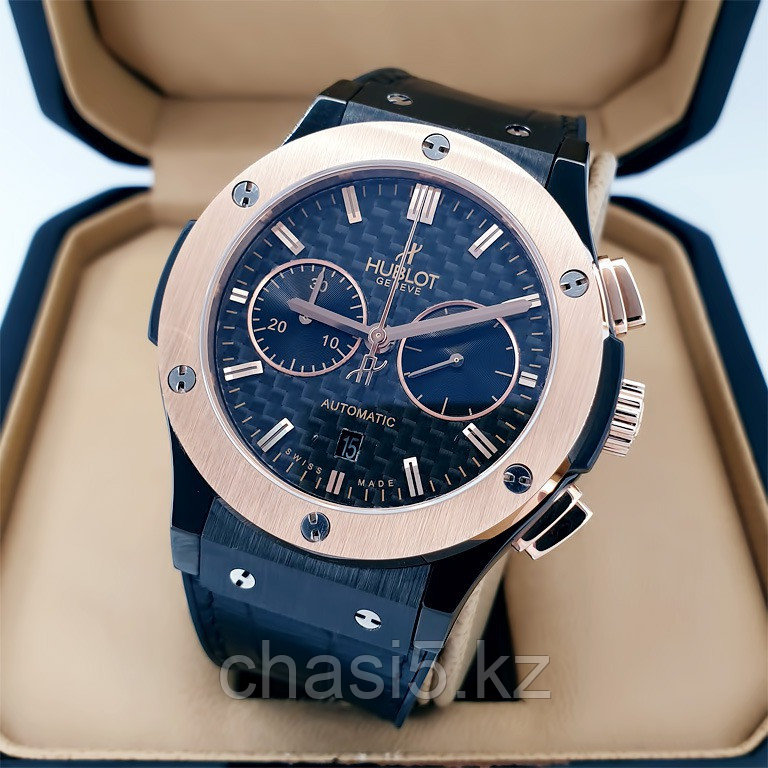 Мужские наручные часы Hublot Classic Fusion - Carbon - Дубликат (19531)