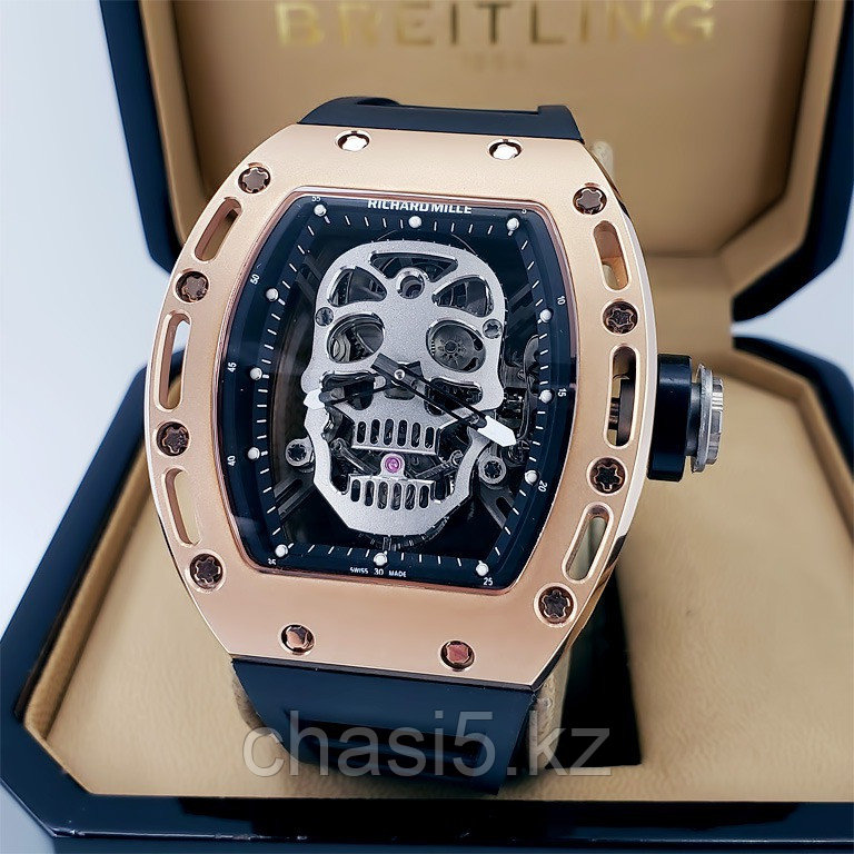 Мужские наручные часы Richard Mille 052 Skull - Дубликат (18523) - фото 1 - id-p102245552