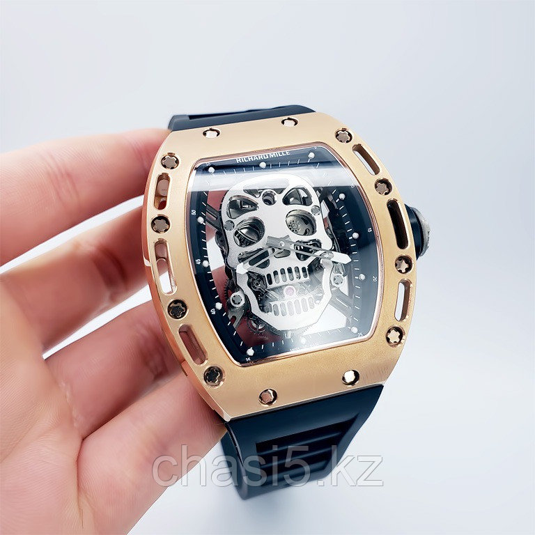 Мужские наручные часы Richard Mille 052 Skull - Дубликат (18523) - фото 7 - id-p102245552