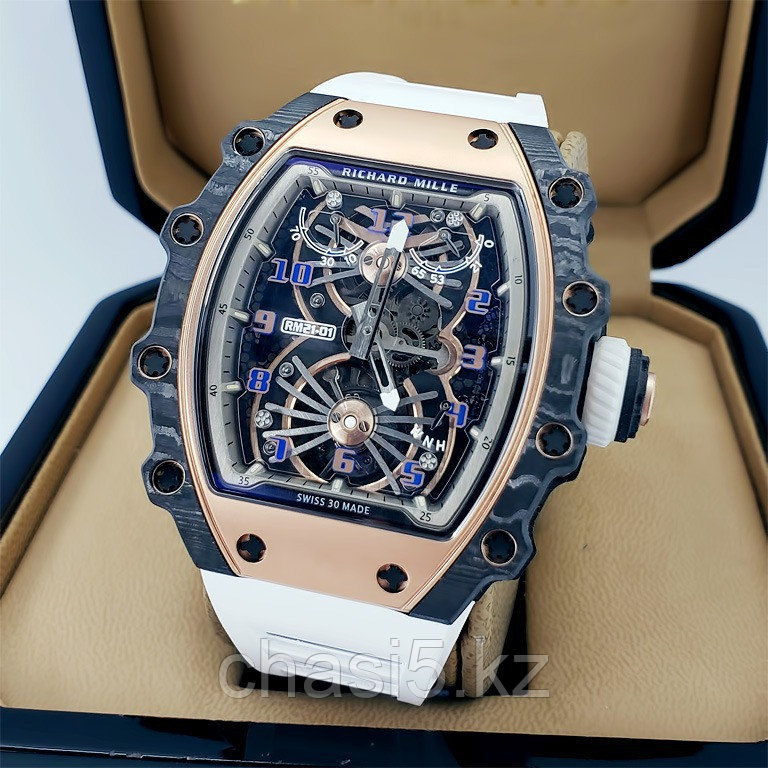 Мужские наручные часы Richard Mille RM 21-01 Tourbillon - Дубликат (18518) - фото 1 - id-p102245549