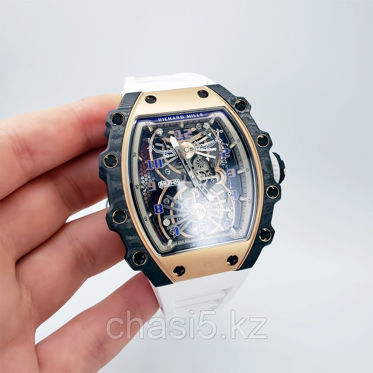 Мужские наручные часы Richard Mille RM 21-01 Tourbillon - Дубликат (18518) - фото 7 - id-p102245549