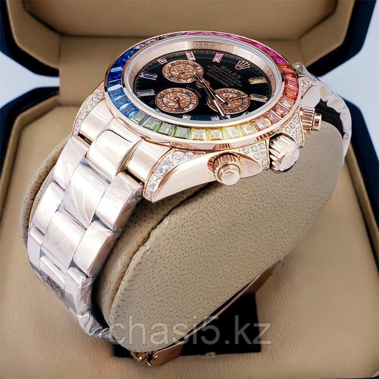 Механические наручные часы Rolex Daytona Rose Gold (13781) - фото 2 - id-p103226678