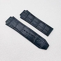 Ремешок Hublot черный - 26 мм (13014)