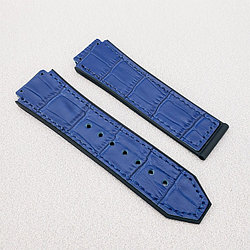 Ремешок для часов Hublot Classic 25 мм синий (12999)
