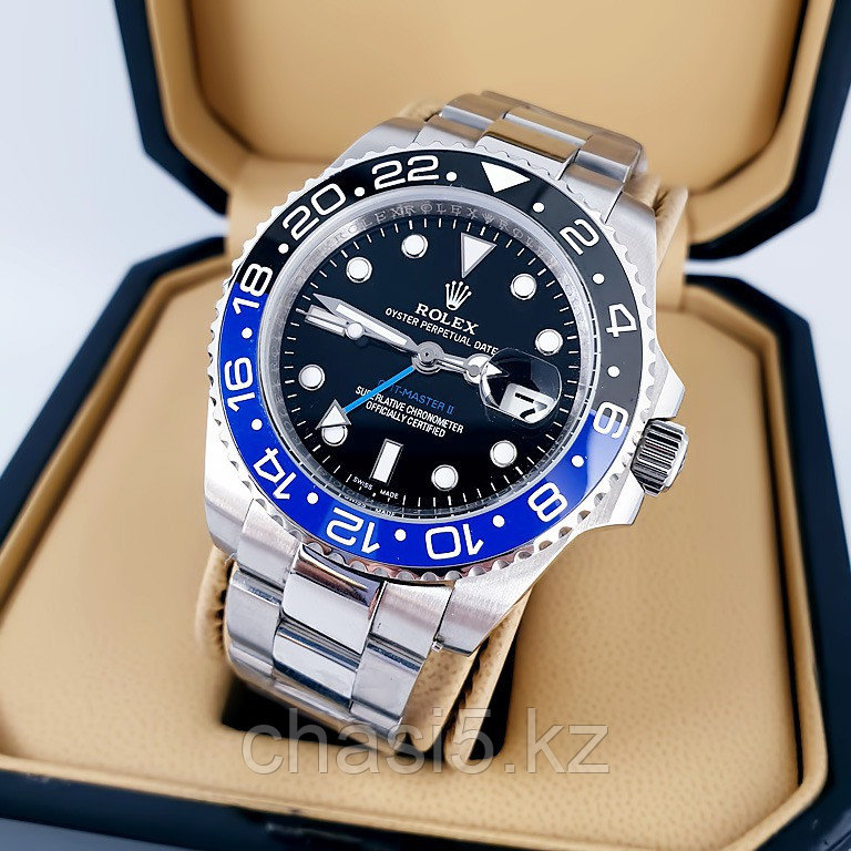Мужские наручные часы Rolex GMT Master II (12137) - фото 1 - id-p100613107
