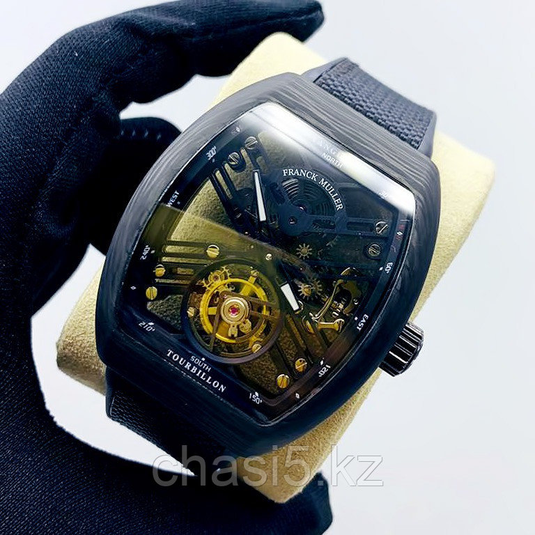 Мужские наручные часы Franck Muller Vanguard Skeleton CARBONE (14326)