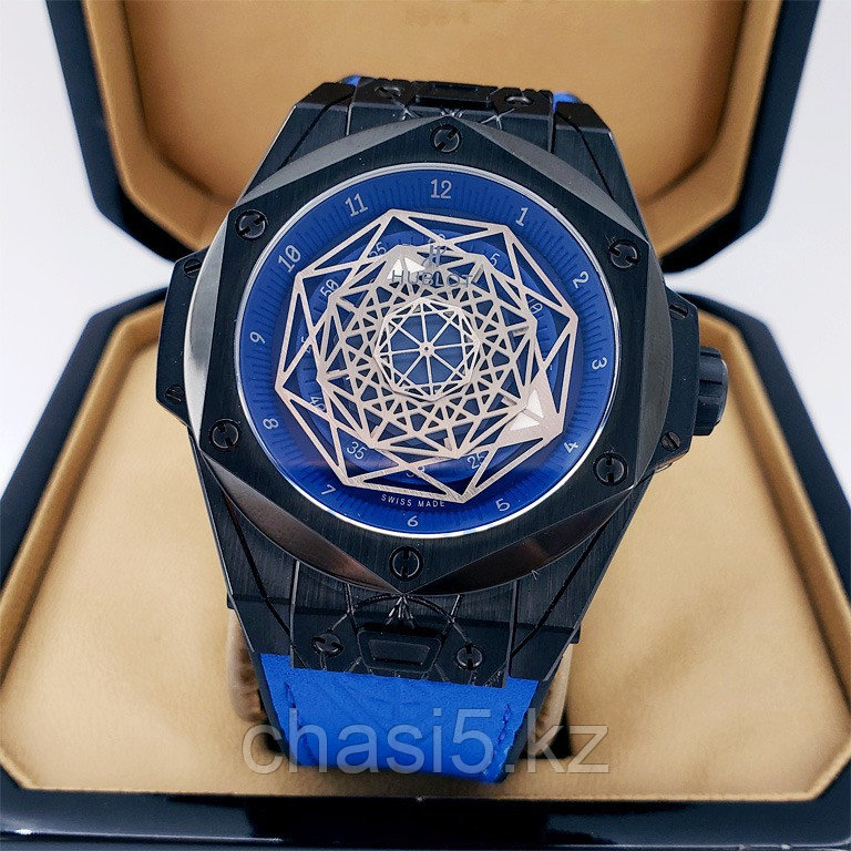 Мужские наручные часы HUBLOT Big Bang Sang Bleu - Дубликат (13585)