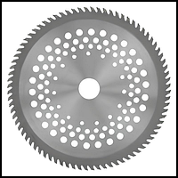 Диск 80Т победитовый для косы/триммера