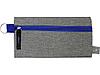 Универсальный пенал из переработанного полиэстера RPET Holder, серый/синий, фото 3