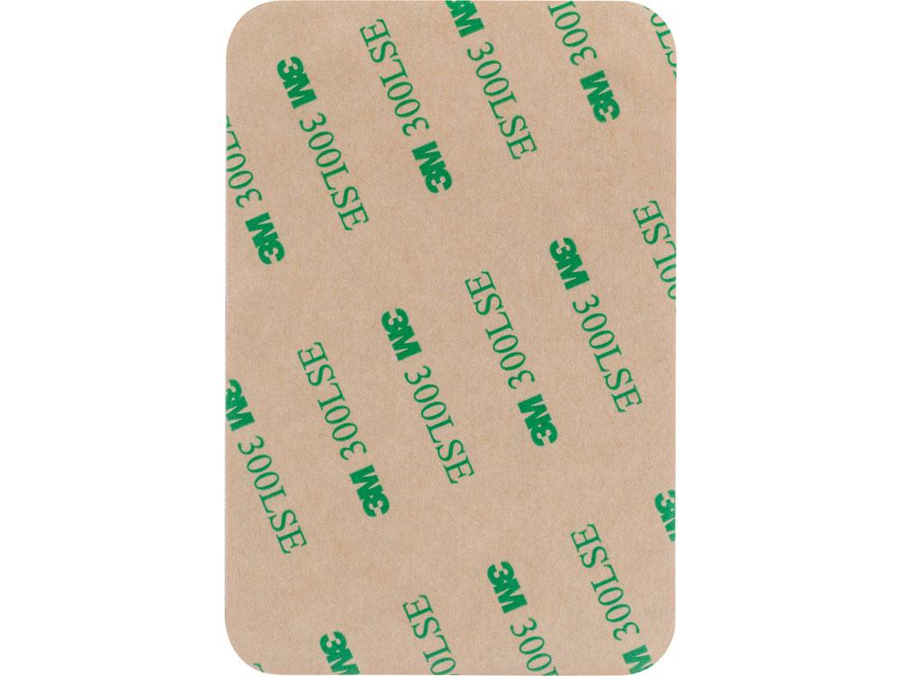 Чехол-картхолдер Favor на клеевой основе на телефон для пластиковых карт и и карт доступа, коричневый - фото 3 - id-p109989598