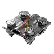 Крестообразное соединение 4xM8x16, две пластины, B do 20 mm, проволка Ø 5-12 mm, серия Silver