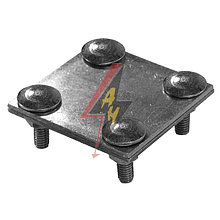 Крестообразное соединение 4xM6x20, две пластины, B do 30 mm, серия Silver