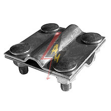 Крестообразное соединение 4xM8x20, две пластины, B do 30 mm, проволка Ø 5-12 mm,серия Silver