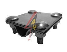 Крестообразное соединение 4xM8x30, три пластины, B do 40 mm, проволка / пруток Ø 14-20 mm, серия Silver