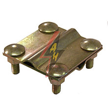 Крестообразное соединение 4xM8x25, две пластины, B do 40 mm, проволка Ø 5-12 mm, серия Gold