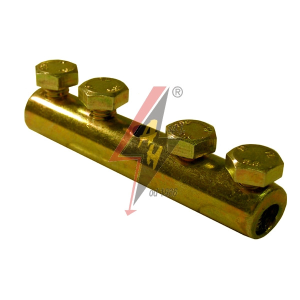 Дырочные (сквозные) соединения 4xM8x10, Ø 11 mm, проволока  Ø 5-10 mm, серия Gold