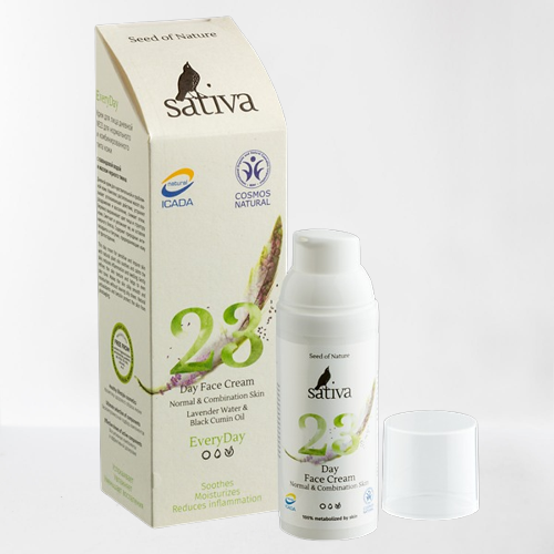 Крем для лица дневной №23 для нормального и комбинированного типа кожи от Sativa