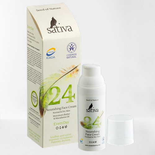 Крем для лица питательный №24 для нормального и сухого типа кожи от Sativa