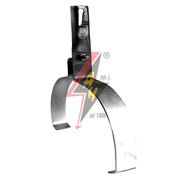 Коньковые держатели (на конек крыши) H=10 cm, проволока Ø 5-8 mm, шир. 22 cm, выс. 10,5 cm