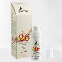 Крем для лица AntiAge ночной №26 для зрелой кожи от Sativa