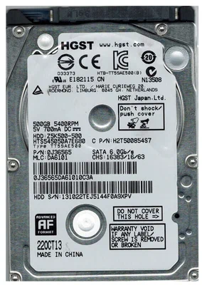 Жесткий диск HGST E182115 CN 500GB - фото 1 - id-p109991532