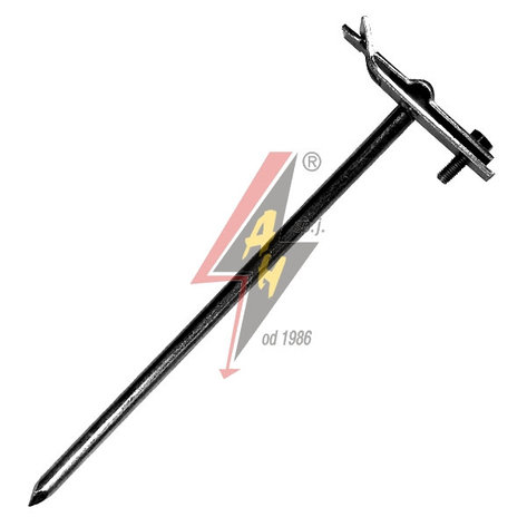 Универсальные держатели, L=18 cm, B до 30 mm, вбивающийся, проволока Ø 5-12 mm, серия Silver, фото 2
