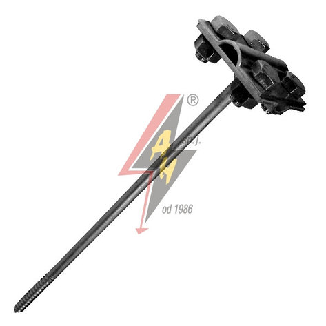 Универсальные держатели, L=25 cm, B до 20 mm, вкручивающийся, проволока Ø 5-12 mm, фото 2