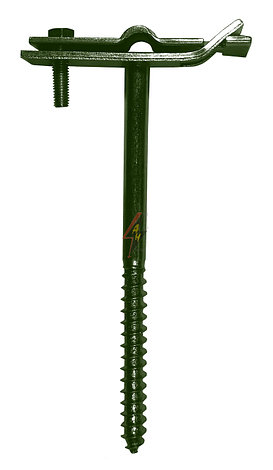Универсальные держатели, L=12 cm, B до 30 mm, вкручивающийся, проволока Ø 5-12 mm, серия Platinium, фото 2