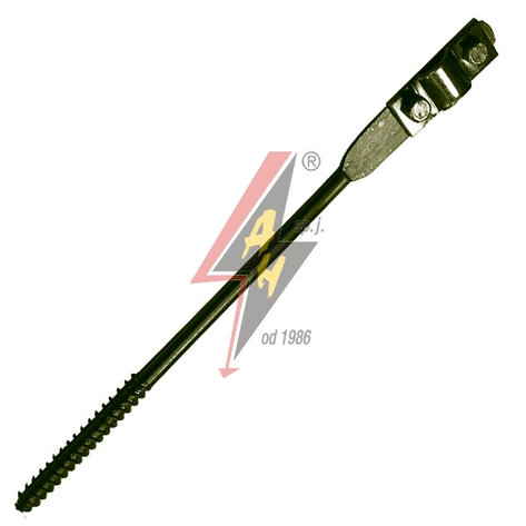 Держатель проволоки L=25 cm, вкручиваемый, проволока Ø 5-10 mm, серия Platinium, фото 2