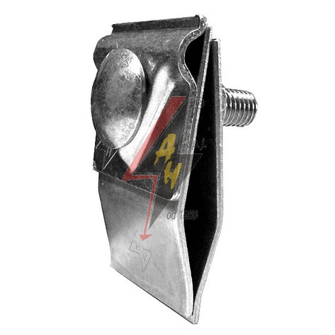 Держатель на металлический лист H=6 cm, проволока Ø 5-10 mm, серия Silver, фото 2