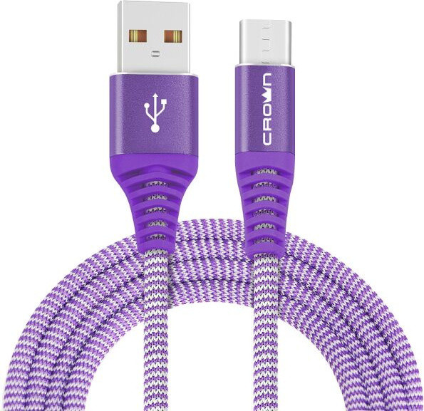 Зарядный кабель  CROWN TYPE-C CMCU-3102C